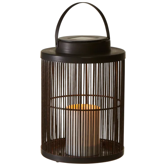 Sterno Home 10" Solar Basket Lantern