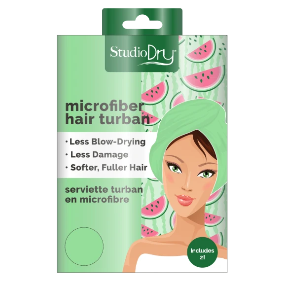 2-Pack: Studio Dry Microfiber Turban