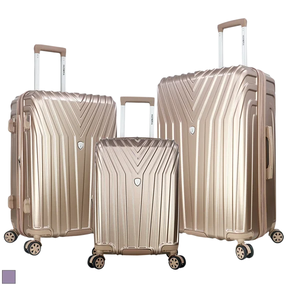 Olympia USA Voyager 3-Piece Premium Hardside 8-Wheel Luggage Set