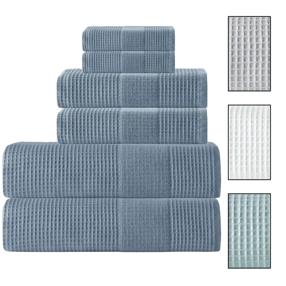 Enchante Home "Ria"  6-Piece Turkish Cotton Luxury Towel Set