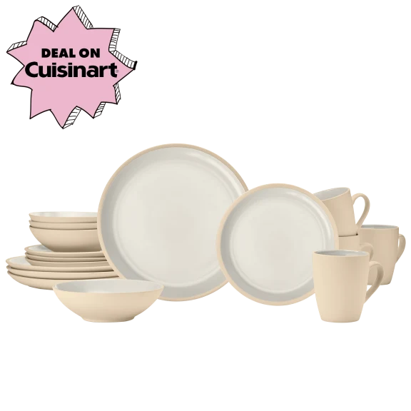 Cuisinart® Maldive 16-Piece Stoneware Dinnerware Set