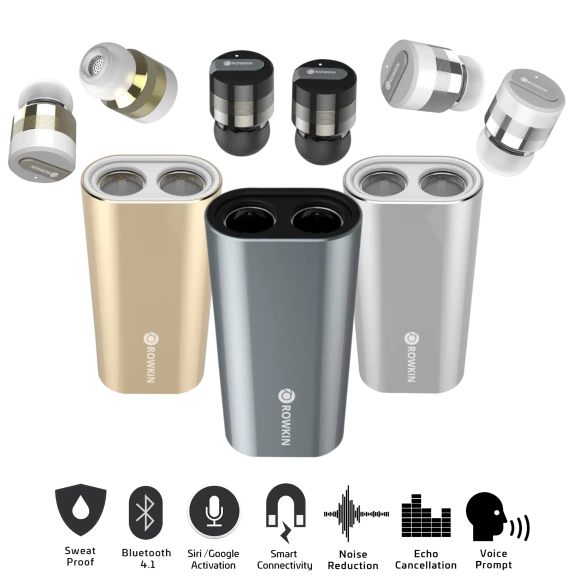 Rowkin Bit Charge Stereo Wireless Bluetooth Earbuds