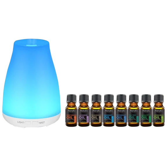 Aesthetics Naturals Ultrasonic Aroma Peak Diffuser and Humidifier