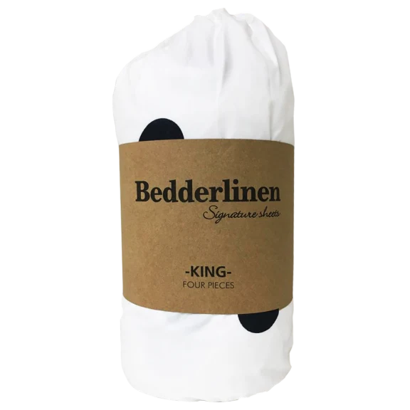 Bedderlinen 4-Piece Printed Microfiber Sheets