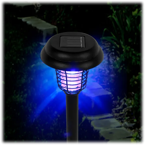 2-Pack: Eternal Living Solar LED Pathway Lights with UV Bug Zapper for Lawn