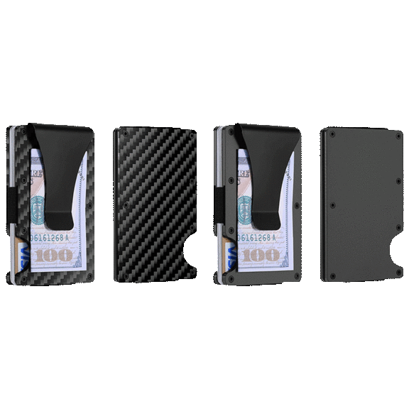 2-Pack: Titan Men's Rfid Blocking Credit Card Holder With Money Clip