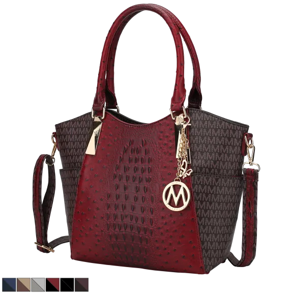 MKF Collection Kristal M Signature Tote Bag by Mia K.