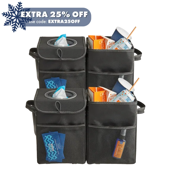 4-Pack: High Road Versatile Trash and Recycle Bins