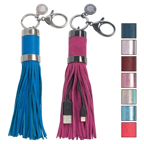 Rebecca Minkoff Power Tassel Keychain (Lightning Port)