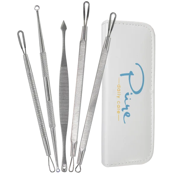 Pure Daily Care 5-Piece Surgical Grade Blackhead & Blemish Remover Kit
