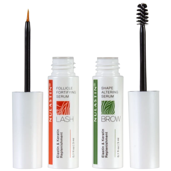 Nulastin Brow Shaping & Lash Follicle Fortifying Serums with Elastaplex Pearl
