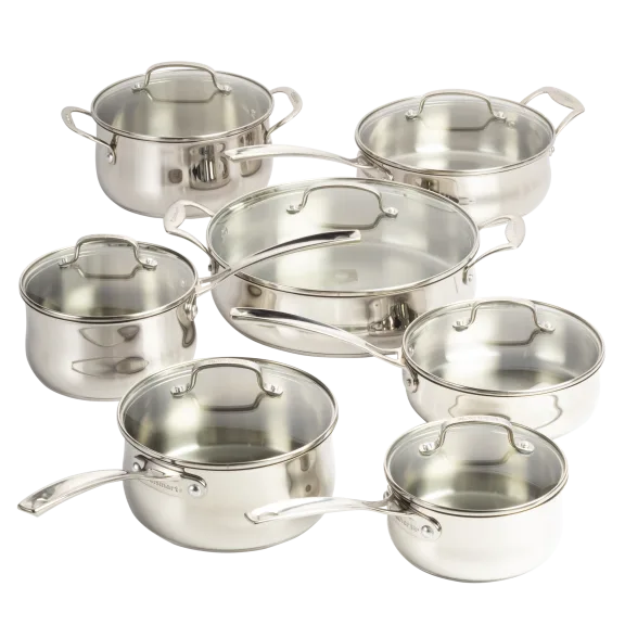 14-Piece: Cuisinart Silhouette Belly Shape Set