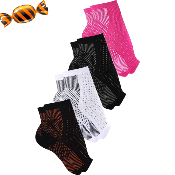Extreme Fit Copper-Infused Plantar Fasciitis Compression Foot Sleeves