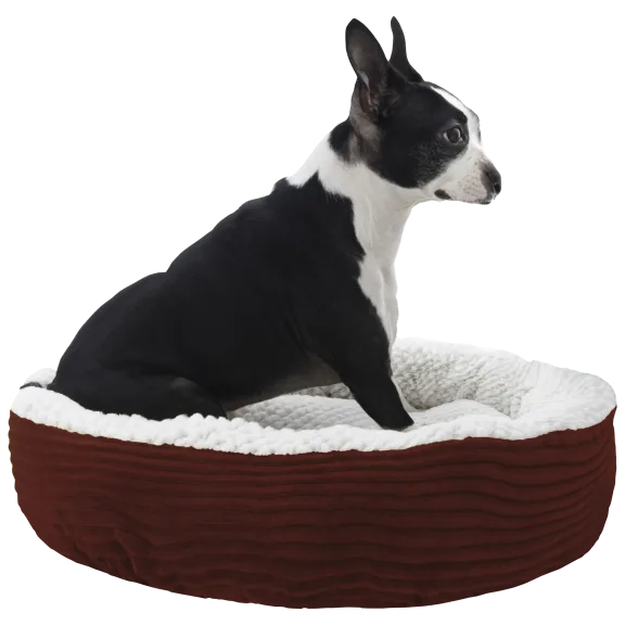 Wags-N-Whiskers "Caden" Corduroy Pet Bed