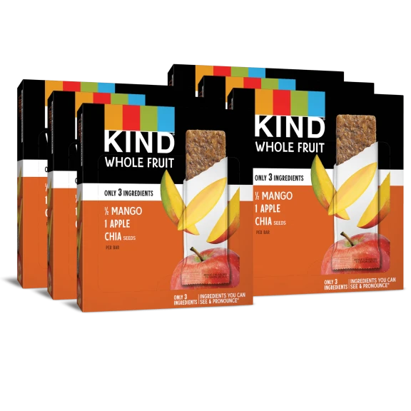 72-Pack: KIND Pressed Mango Apple Chia Bars (Best by 1/31/21)