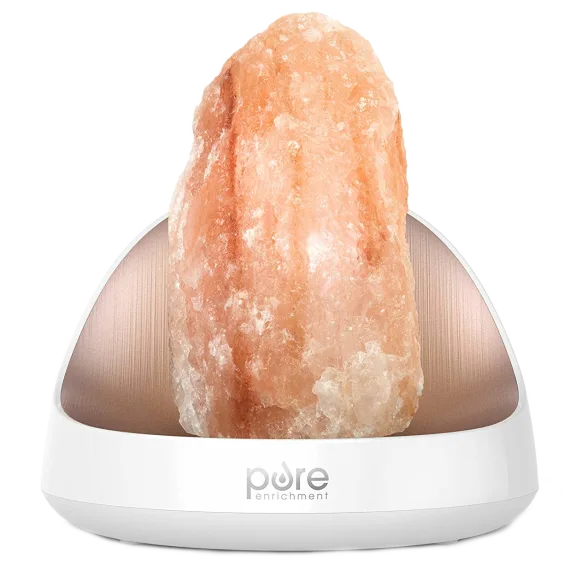PureGlow 2-In-1 Himalayan Salt Lamp & Ultrasonic Essential Oil Diffuser