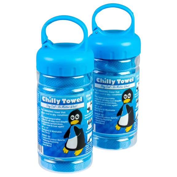 2-Pack: Ciana Chilly Cooling Towels 12" x 40"