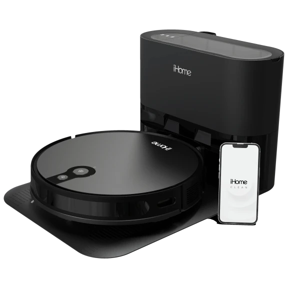iHome AutoVac Eclipse Pro Robot Vacuum With Self Empty Base