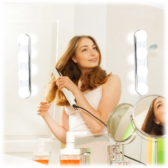 2-Pack: Vivitar Hollywood LED Makeup Mirror Light