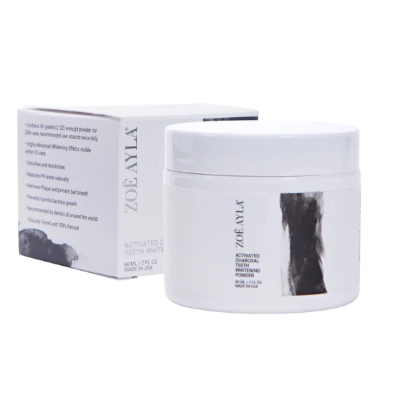 Zoë Ayla 60g Charcoal Teeth Whitening Powder