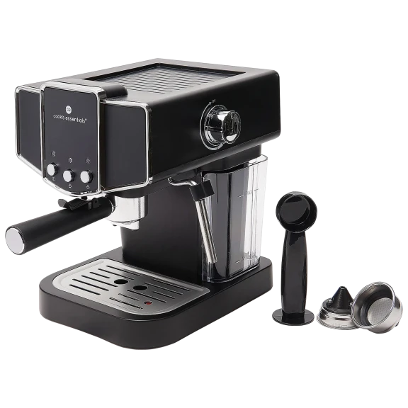 Cook's Essentials 15-Bar Pump Espresso Maker with Frother