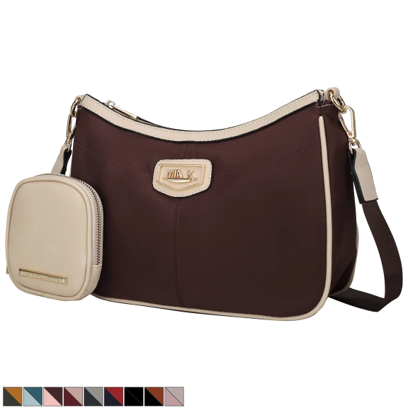 2-Piece: MKF Collection Freya Crossbody Bag by Mia K.