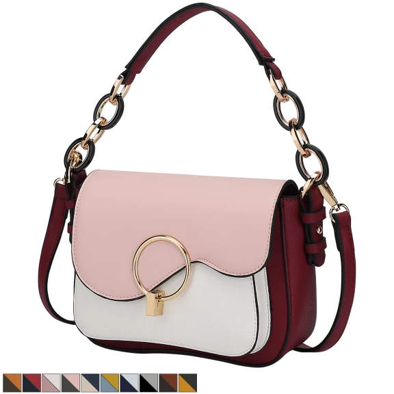 MKF Collection Fantasia Tri-Color Crossbody Bag