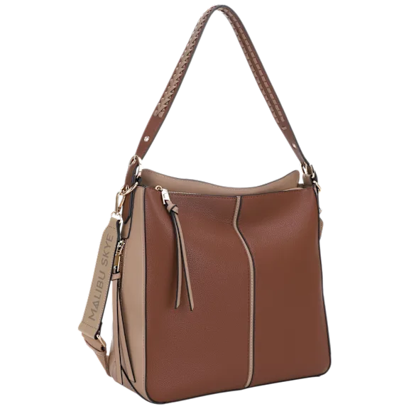 Malibu Skye Chelsea Two-Tone Shoulder Bag