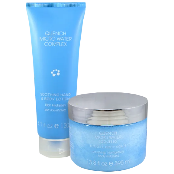 Quench Micro Water Complex Body Scrub & Lotion Set