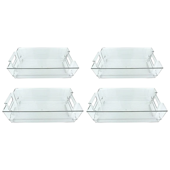 4-Pack: Kinetic Go Green Fridge/Drawer Bins 14.8in x 8.5in x 3.9in