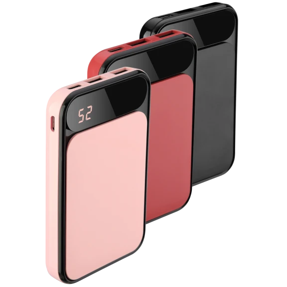 LAX Digital Display Power Bank with USB-C 7200mAh