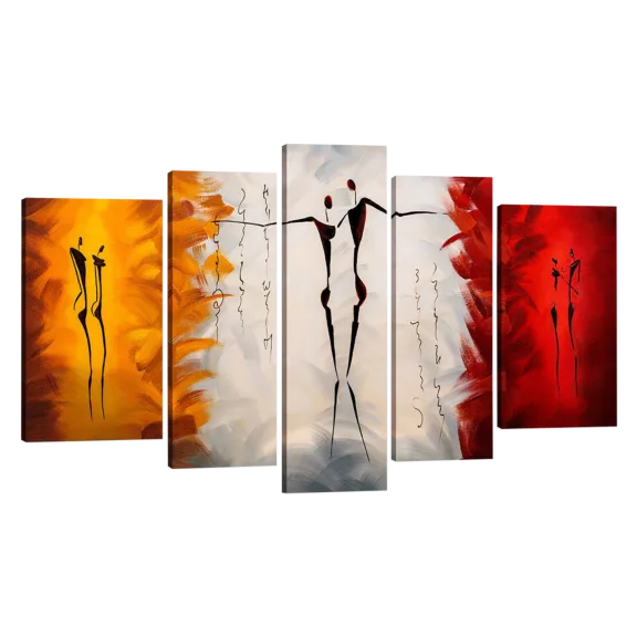 Wieco Abstract Couple Reproduction Wall Art