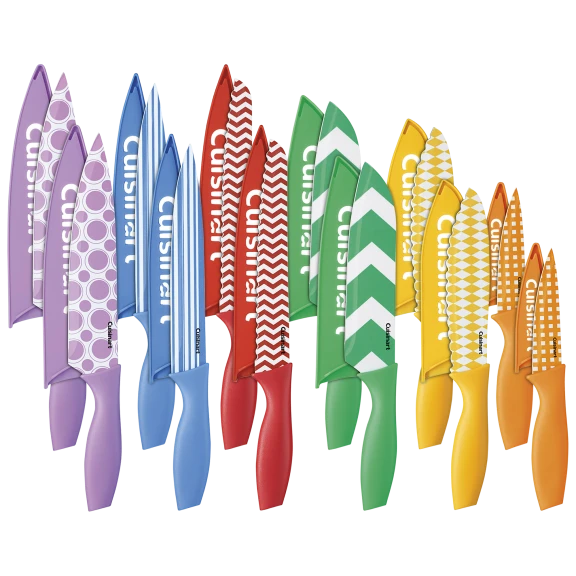 2-Pack: Cuisinart Advantage 6-Piece Printed Knife Set