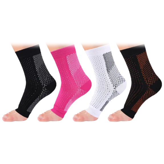 Extreme Fit Copper-Infused Plantar Fasciitis Compression Foot Sleeves