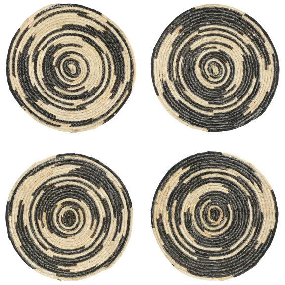 4-Pack: Cravings by Chrissy Teigen 14 Inch Corn Husk Wicker Placemats