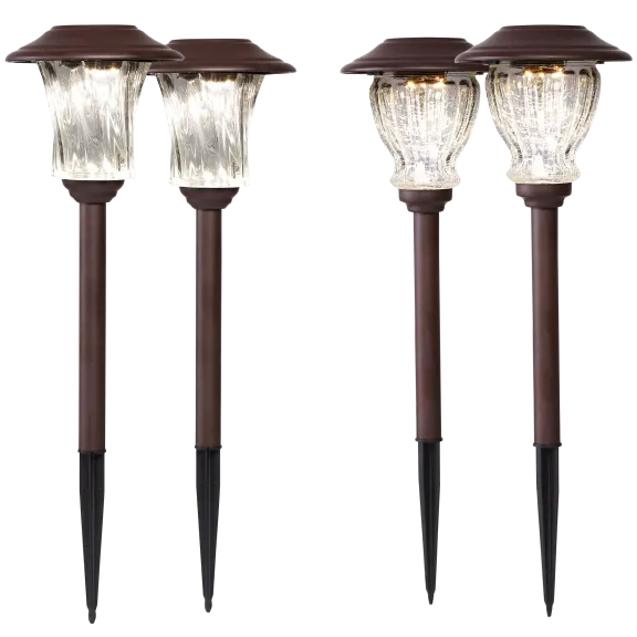 2-Pack: Sterno Solar Path Lights