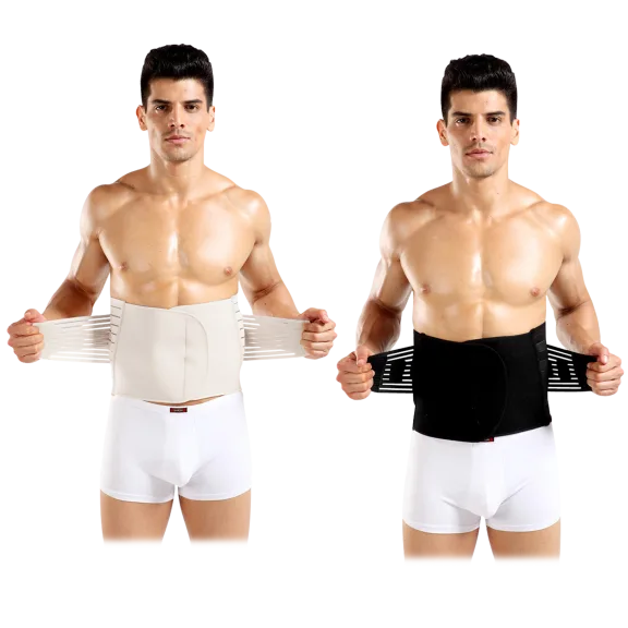 Extreme Fit Men's Adjustable Double-Compression Waist-Slimming Belt
