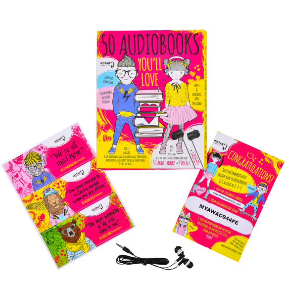eGo 50 Kids MP3 Audiobooks with Earbuds