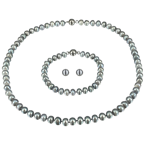 Pacific Pearls Palliser Lagoon 3-Piece Classic Pearl Gift Set