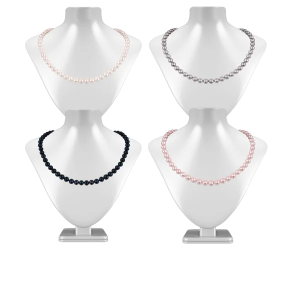 Pacific Pearls Bua Bay 7-8mm Classic Pearl Necklace