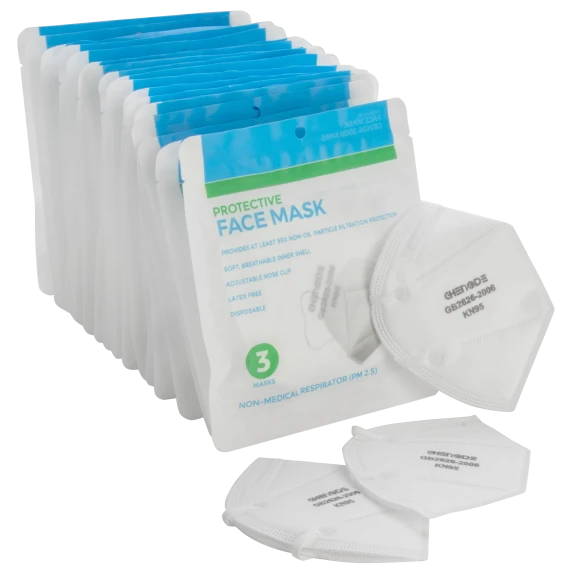 60-Pack: KN-95 Non-Medical Respirator Face Masks