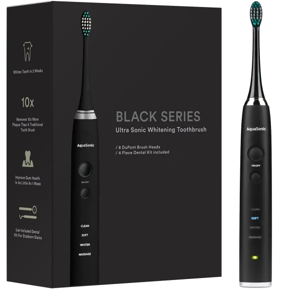 AquaSonic Black Series Ultra Whitening Toothbrush