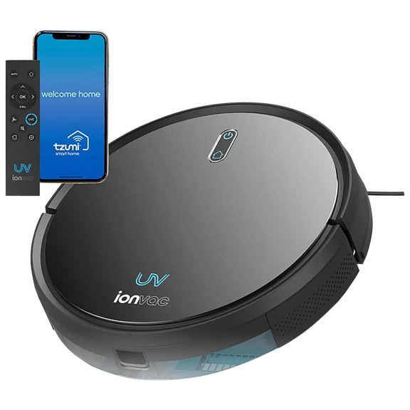 Tzumi ionvacUV UltraClean Robovac with Smart Mapping and Sanitizing
