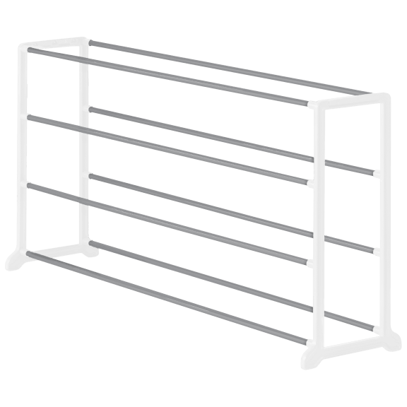 Farberware 4-Tier Metal Shoe Rack