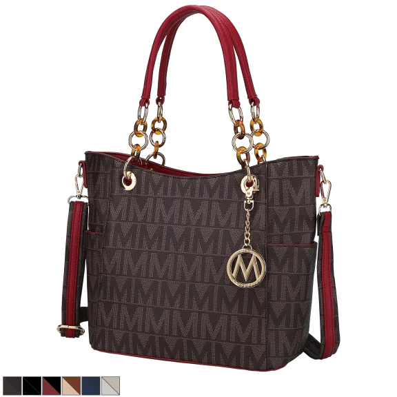 MKF Collection Kissaten Milan “M” Signature Tote