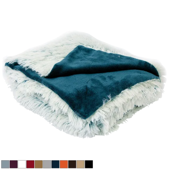 Cheer Collection Long Hair Shaggy Throw Blanket 60" x 70"