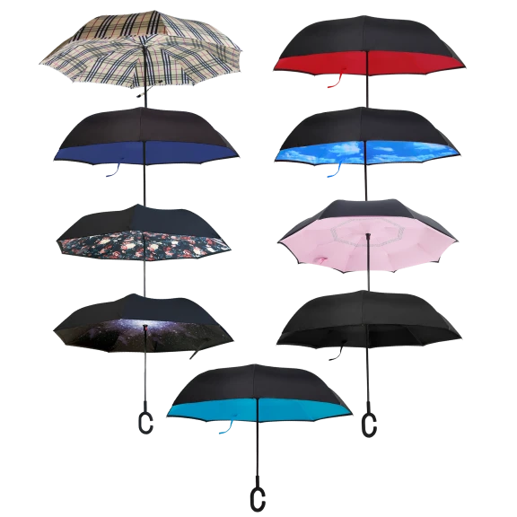 SwissTek Double Layer Windproof UV Protection Umbrella