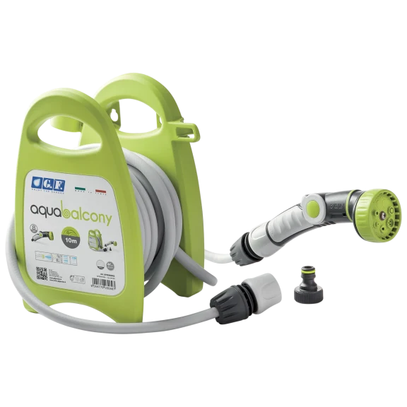 GF Garden 33FT Aquabalcony Hose with 8-Function Sprayer