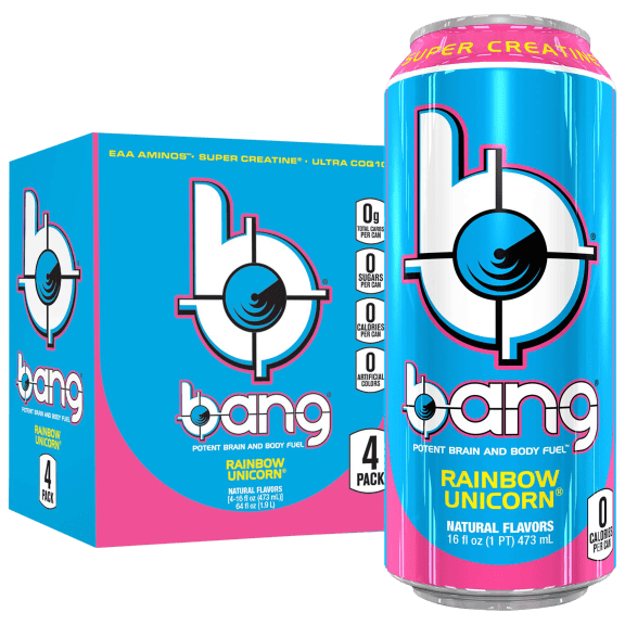 24-Pack: Bang Rainbow Unicorn Energy Drink