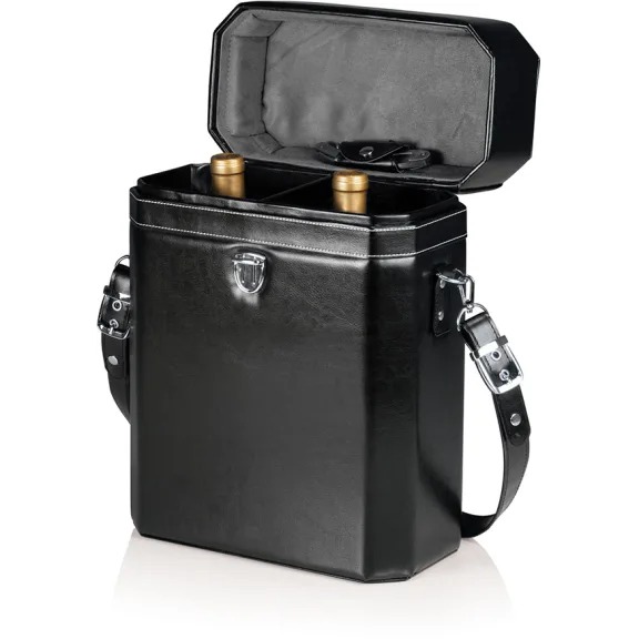 ONLINE EXCLUSIVE: Adagio 2-Bottle Luxury Wine Tote with Corkscrew